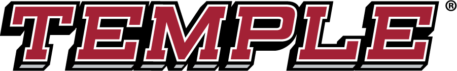 Temple Owls 2014-2020 Wordmark Logo v6 iron on transfers for clothing